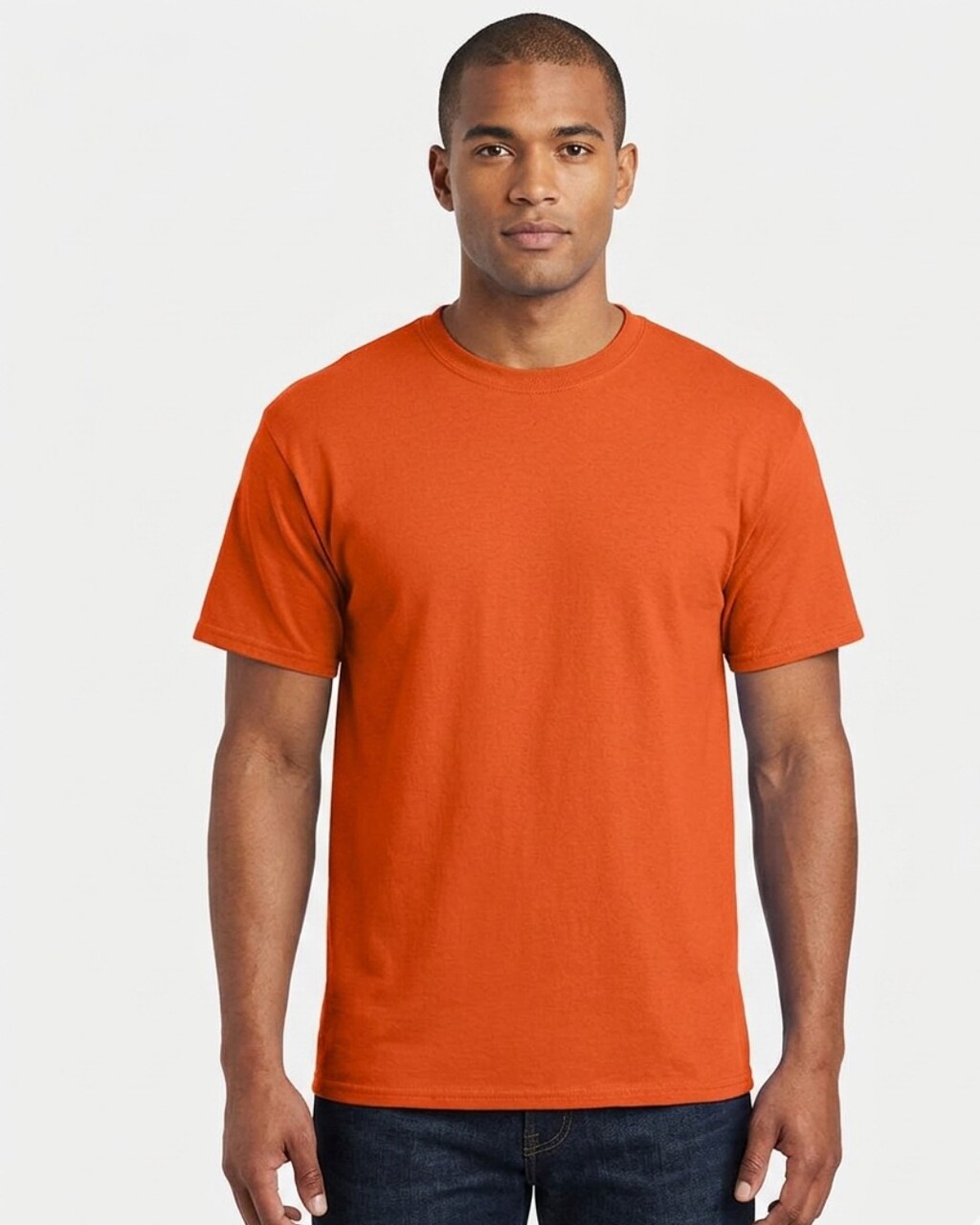 Hanes Unisex Essential Midweight Cotton Classic Fit Crewneck T Shirt For Casual wear
